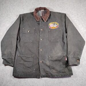 Union Line Mens Carpenters Local 22 San Francisco Blanket Lined Chore Coat L